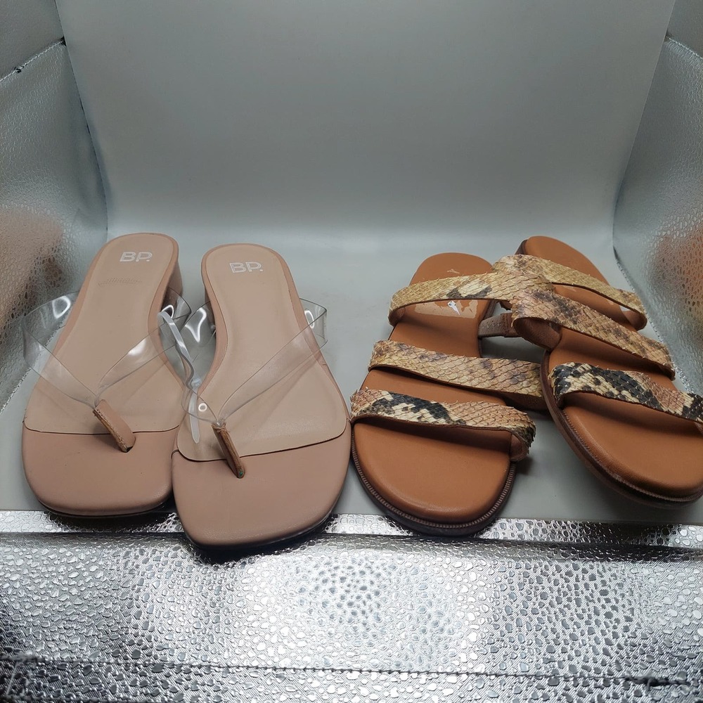Woman's Sandals Assortment (set of 2) size 6